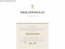 Tablet Screenshot of philipponnat.com